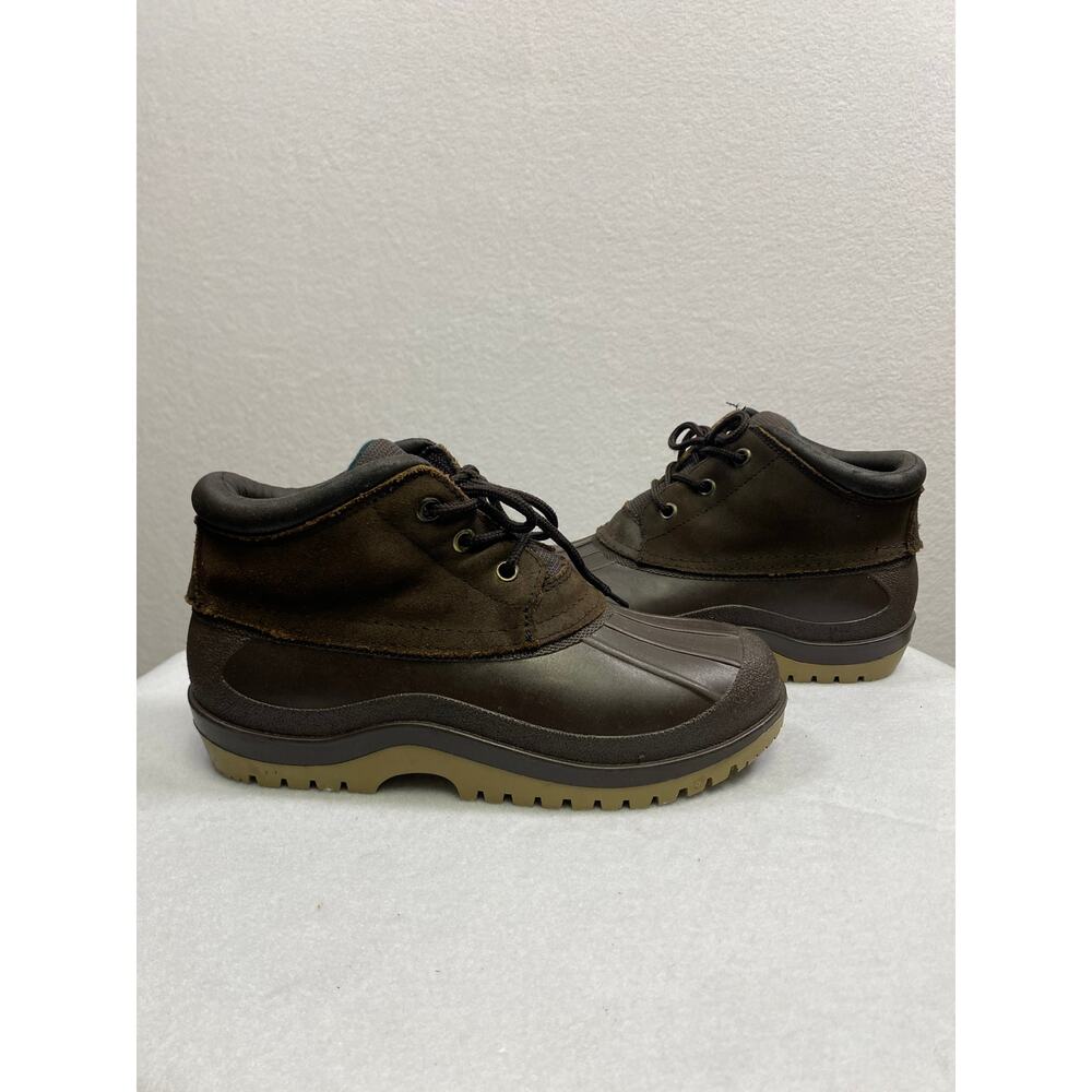Mens‎ Aspen Sport Brown Suede & Leather Duck Boots Size 7